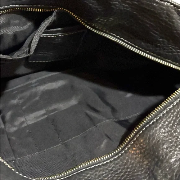 Coach vintage Black Leather Tote Bag - Picture 8 of 11